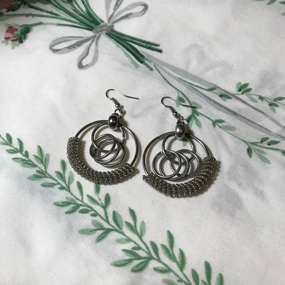 hoop earrings